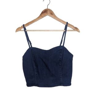 Belle Vere Denim Crop Top